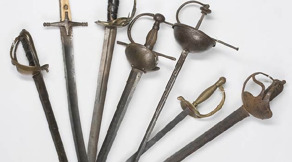 Espadas modernas. Siglos XVII al XX