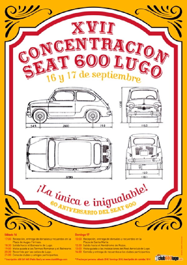 Concentracion Seat 600 en Lugo 2017