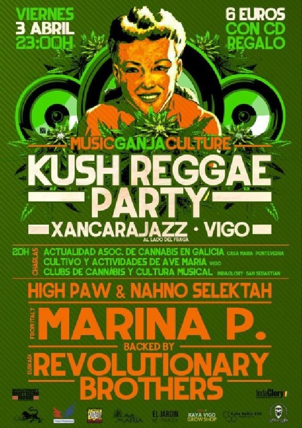 3 de Abril Vigo Kush Reggae Party 445x630