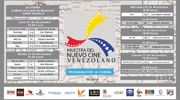 Ciclo de Cine Venezolano 2015 en A Coruna