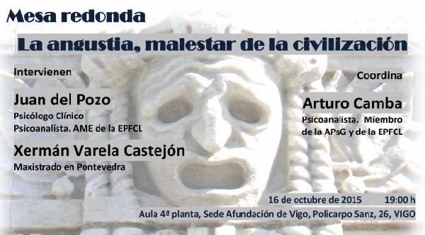 Mesa redonda en Vigo La Angustia Malestar en la Civilizacion