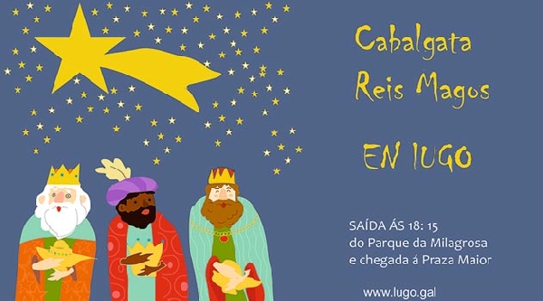 Cabalgata de Reyes 2018 de Lugo.