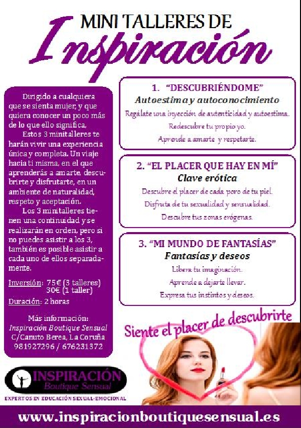 Cartel mini talleres