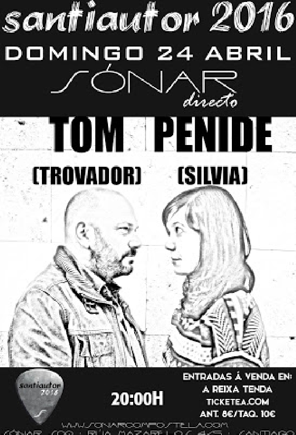 Tom Trovador y Silvia Penide