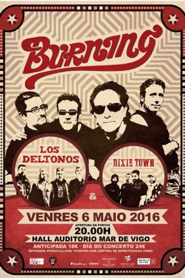 burning los deltonos dixie town