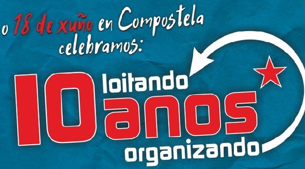 Xornadas nacionais. 10 anos loitando 10 anos organizando
