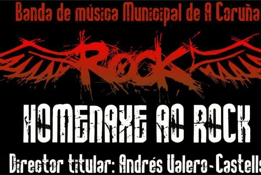 homenaxe ao rock