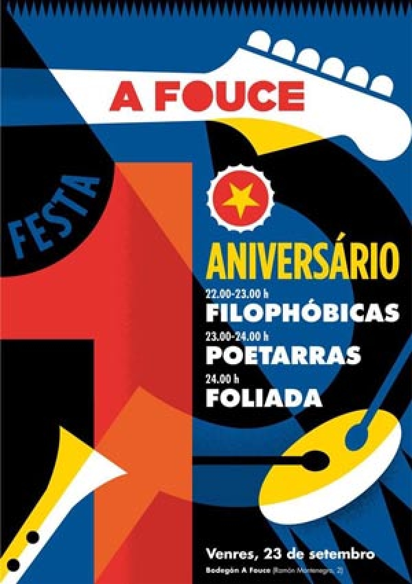 Concierto de Poetarras Filophobicas y Foliada en Lugo