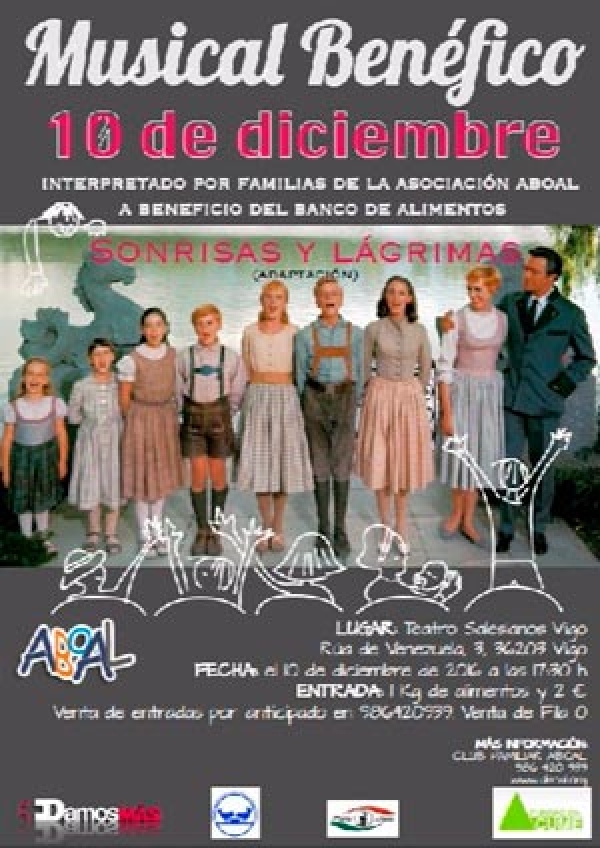 _musical benefico sonrisas y lagrimas