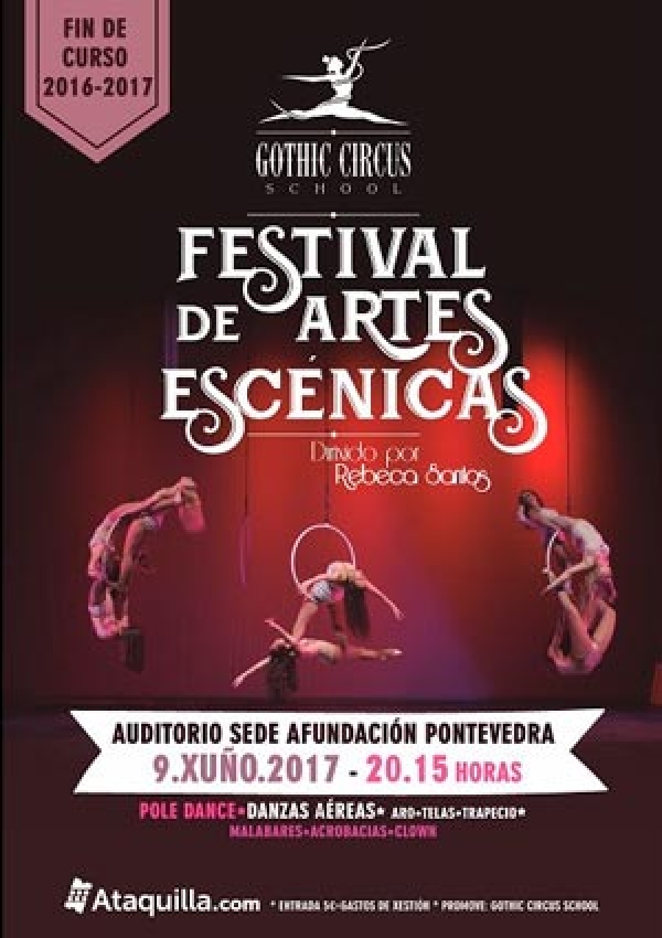 _festival de artes escenicas fin de curso ghotic circus school