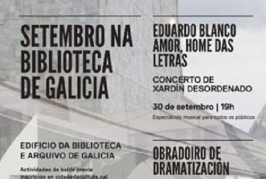 Homenaxe a Blanco Amor na Biblioteca de Galicia de Santiago de Compostela