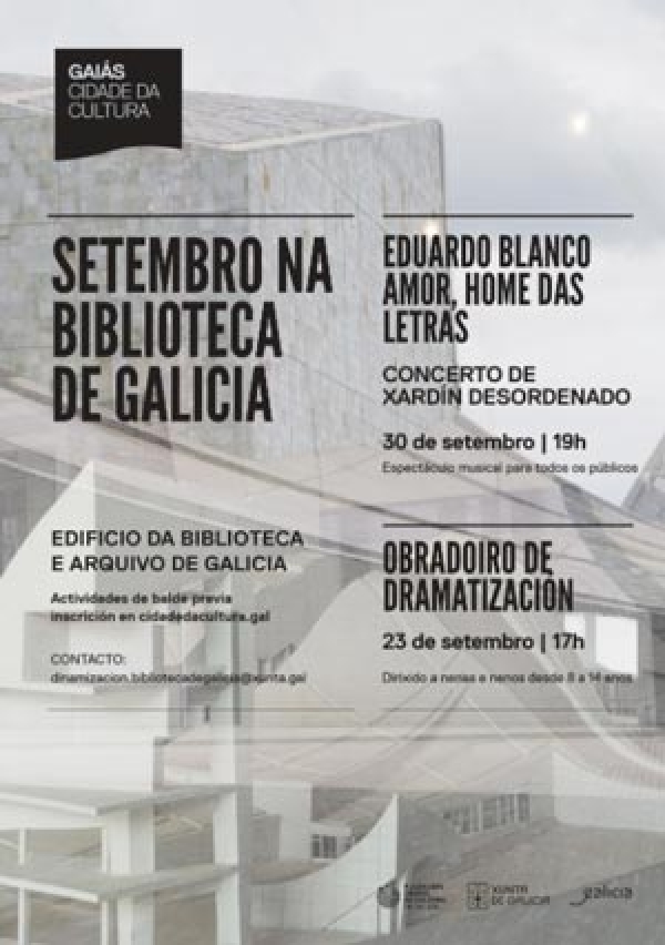 Homenaxe a Blanco Amor na Biblioteca de Galicia de Santiago de Compostela