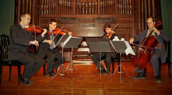 Concerto de O Cuarteto Granados en Santiago de Compostela