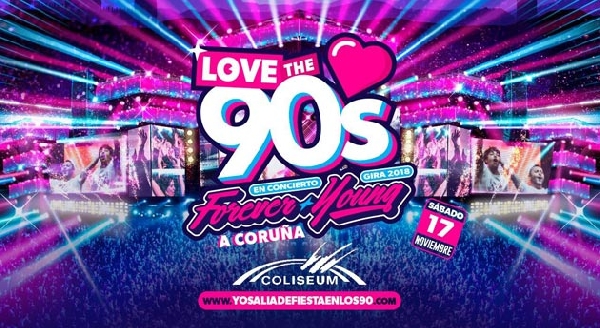 LOVE THE 90s en A Coruna.