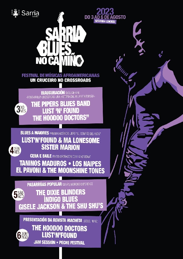 sarria blues no camiño cartel