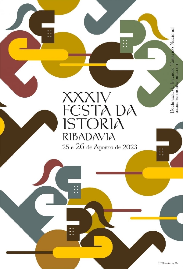 Cartel festa da historia Ourense