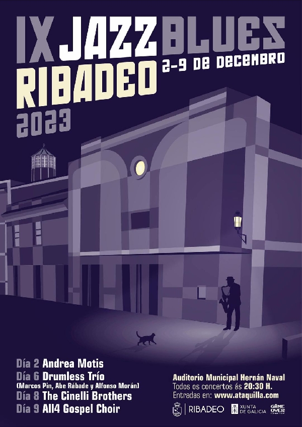 IX Jazz Blues Ribadeo 2023 cartel completo