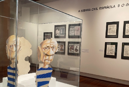 Imaxe da exposición 'Picasso protagonista' na Afundación de Santiago de Compostela
