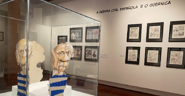 Imaxe da exposición 'Picasso protagonista' na Afundación de Santiago de Compostela