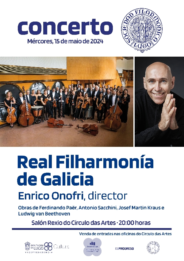Concierto Real Filharmónica de Galicia en Lugo