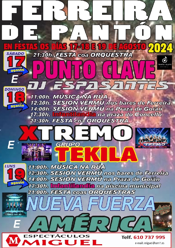 Fiestas en Ferreira de Pantón