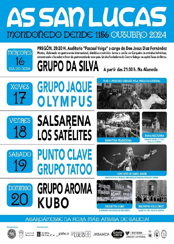 Cartel concertos San Lucas