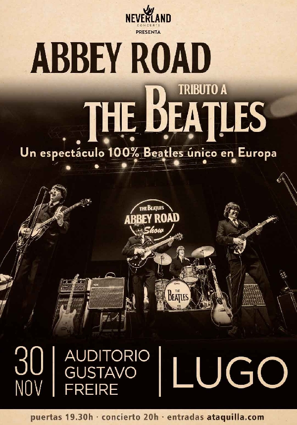 Cartel Abbey Road Lugo