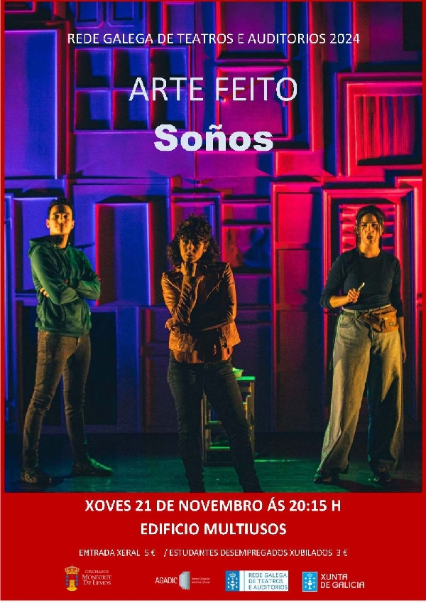 Cartel Arte Feito Soños 21-11-2024