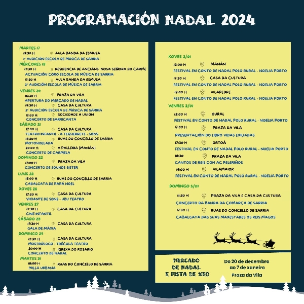 programación Nadal Sarria