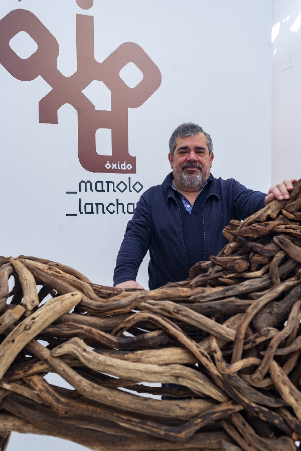 Exposición de Manolo Lanchas (Escultor) no Centro Cultural 