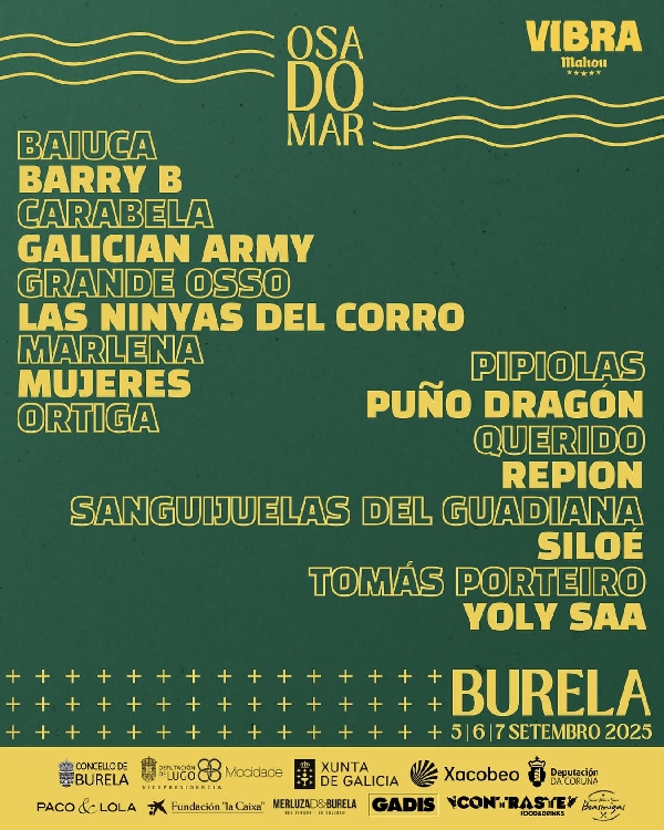 Burela festival osa do mar 2025