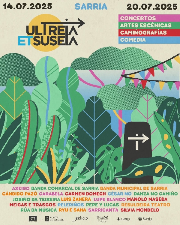 Cartel Ultreia et Suseia Sarria 2025