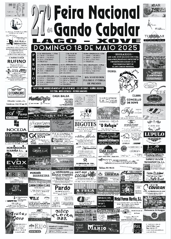 Feira Nacional de Gando Cabalar Xove Lago 2025