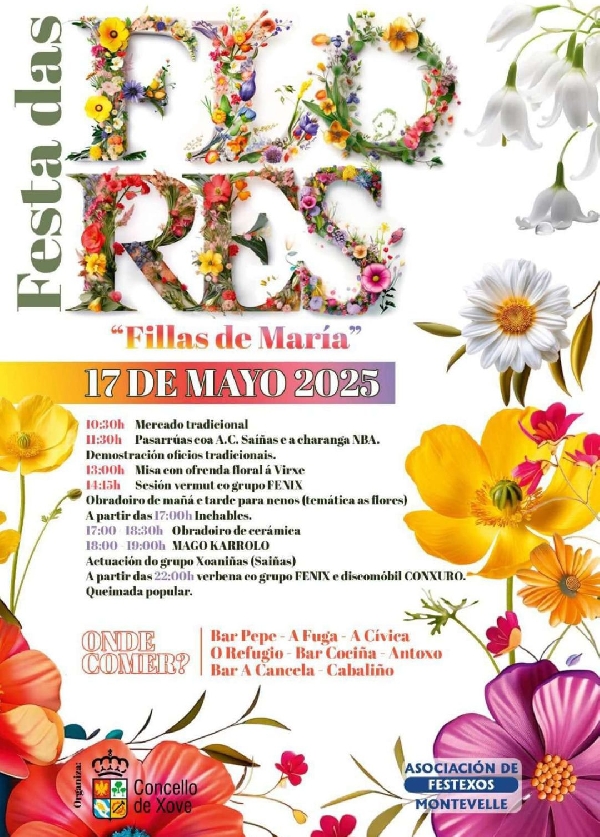 festa flores xove 2025