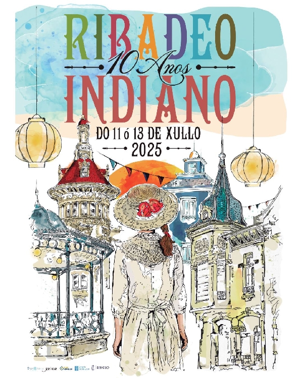 Cartel Ribadeo Indiano 2025