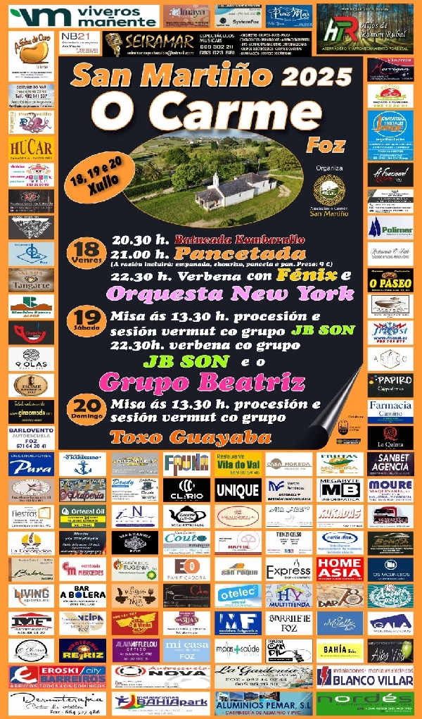 Festas san martino Foz 2025