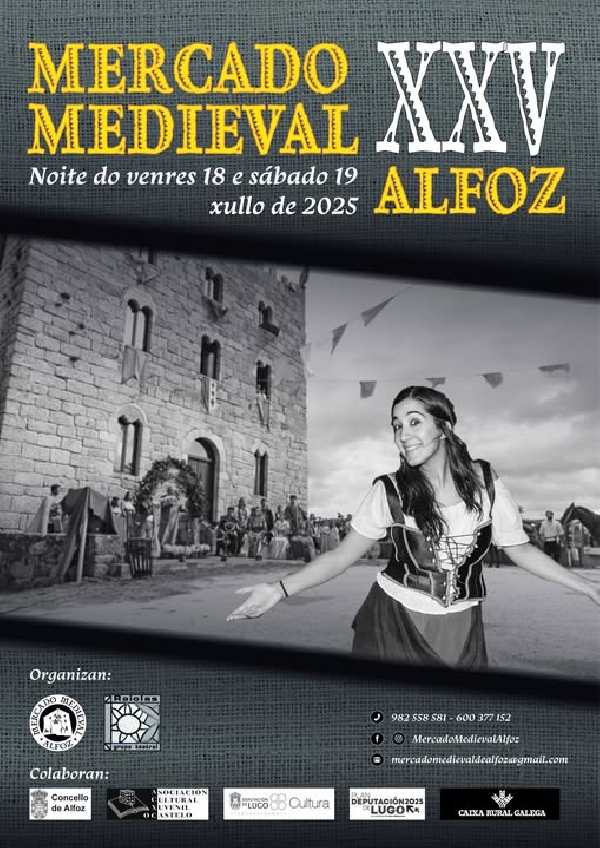 Mercado medieval alfoz 2025 cartel