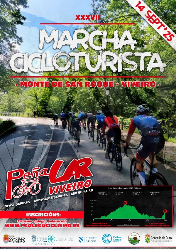 Pena Lar Viveiro marcha cicloturista 2025 setembro
