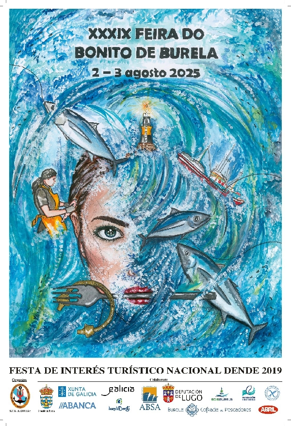 CARTEL FEIRA bonito burela 2025
