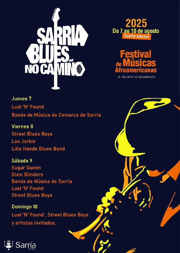 Cartel Sarria Blues no Camiño