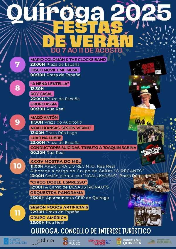 Cartel fiestas verano