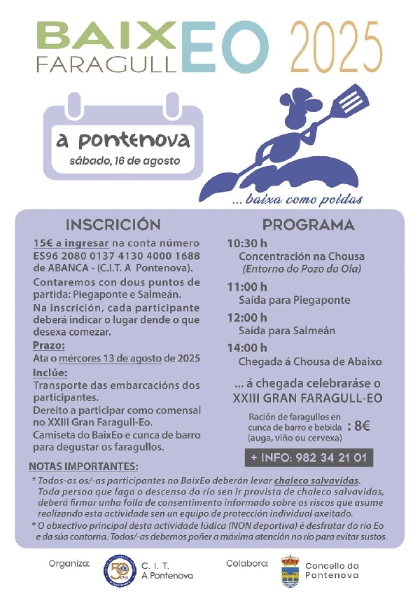 PONTENOVA Baixeo faragulleo 2025