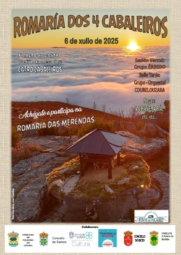 romeria-catro-cabaleiros-cartel