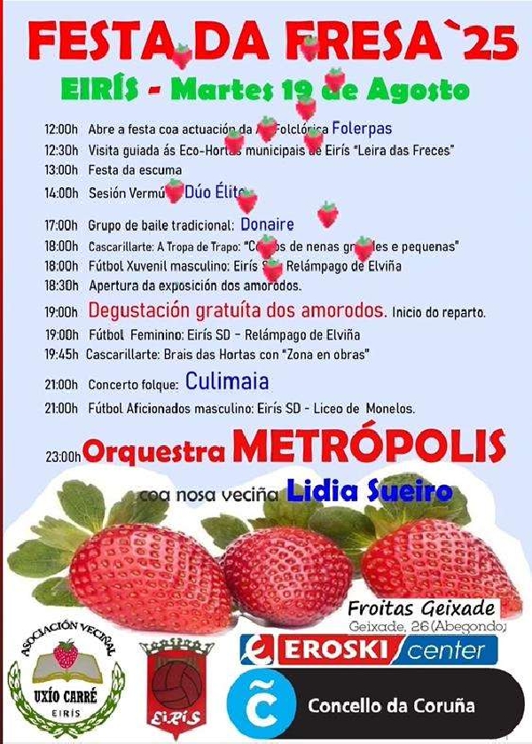 A CORUÑA festa da fresa eirís