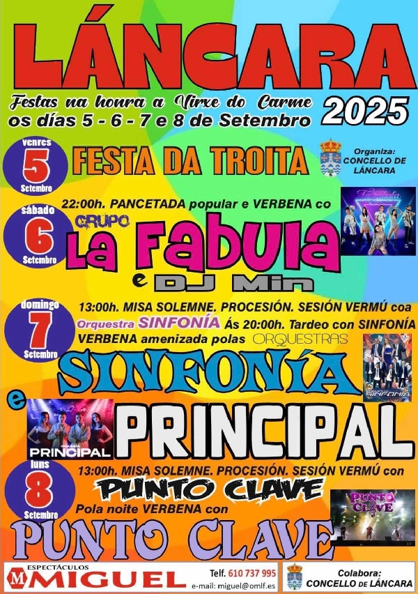 Cartel Festas Lancara 2025