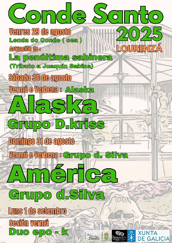 Conde Santo Lourenza cartel 2025
