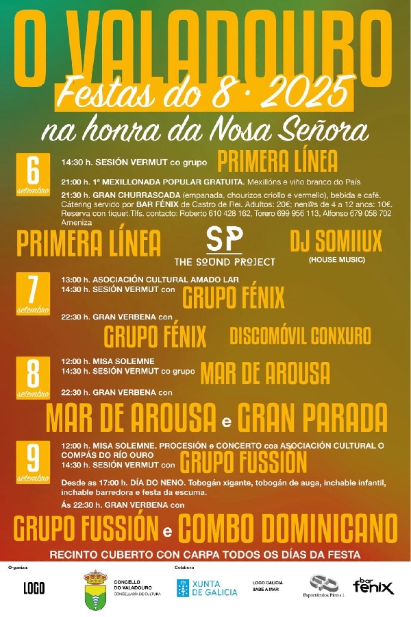 Festas do oito Valadouro 2025