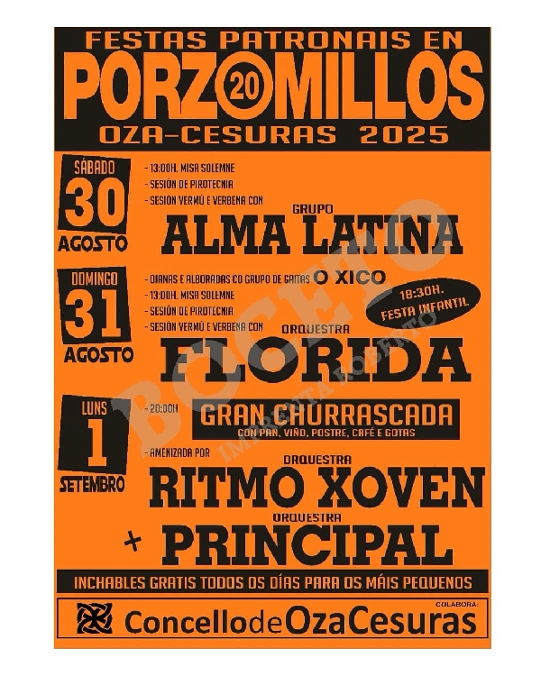 PORZOMILLOS festas