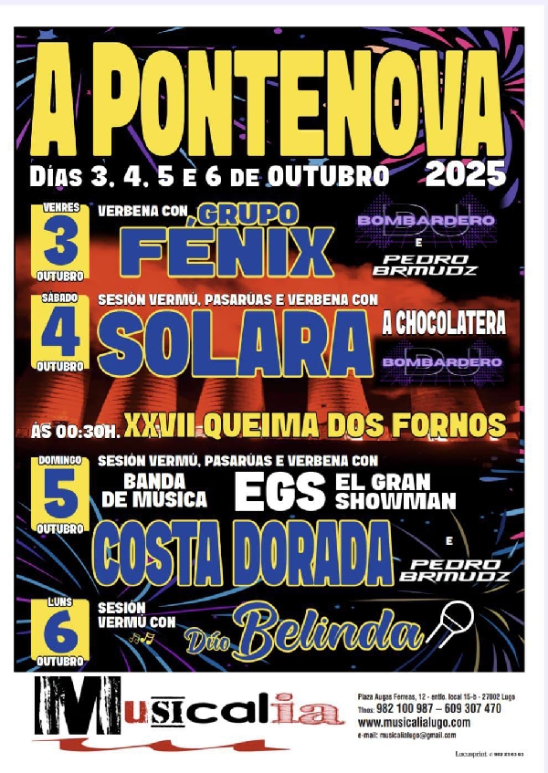 Festas pontenova 2025