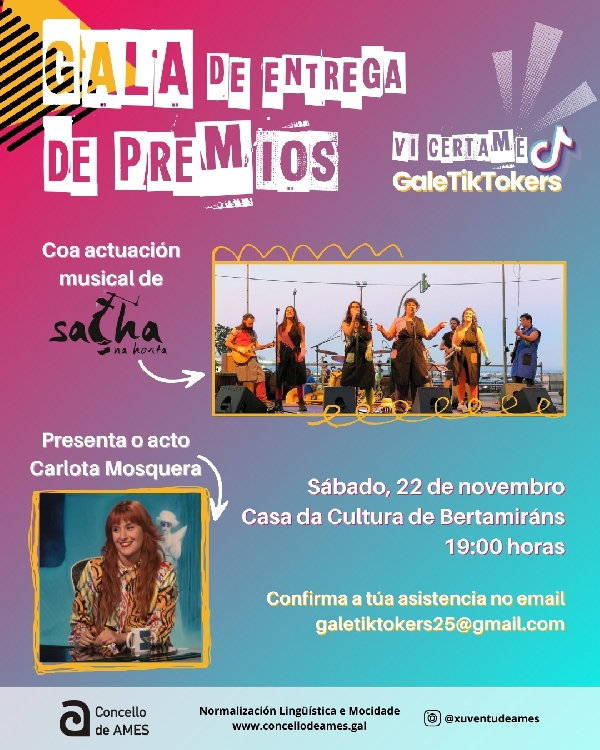 IMAXE GALA GALETIKTOKERS 2025